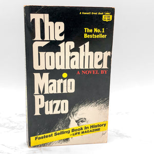 The Godfather by Mario Puzo [FIRST PAPERBACK PRINTING] 1969 • Fawcett Crest
