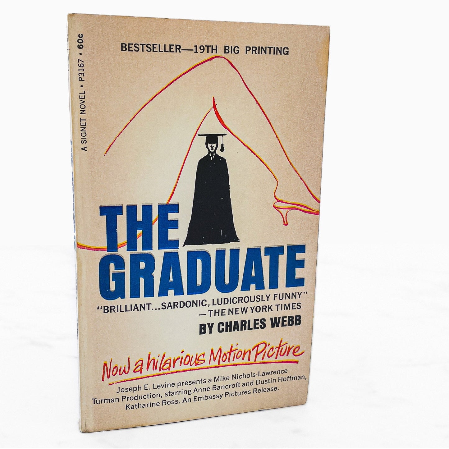 The Graduate by Charles Webb [1967 PAPERBACK] Signet • Movie Tie-in