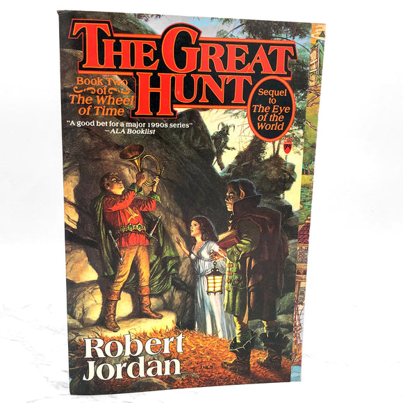 The Great Hunt by Robert Jordan [FIRST EDITION • FIRST PRINTING] 1990 • Wheel of Time #2