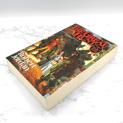 The Great Hunt by Robert Jordan [FIRST EDITION • FIRST PRINTING] 1990 • Wheel of Time #2