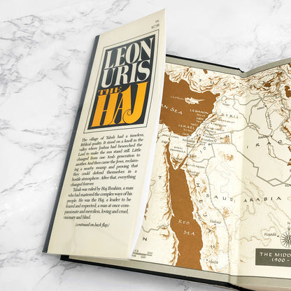 The Haj by Leon Uris [FIRST EDITION • FIRST PRINTING] 1984 • Doubleday
