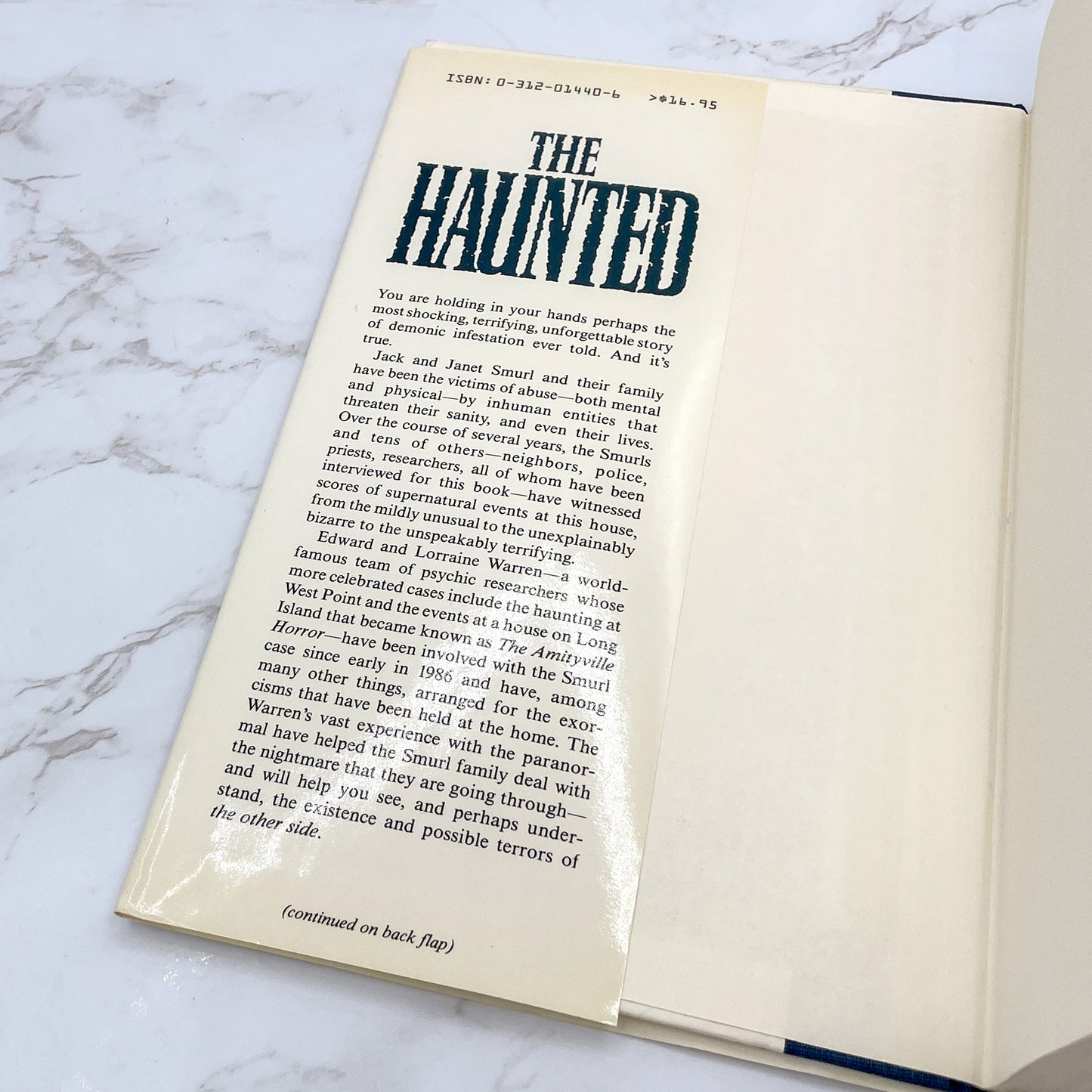 The Haunted: One Family's Nightmare by Robert Curran with Ed & Lorraine Warren [FIRST EDITION • FIRST PRINTING] 1988 • St. Martin's Press