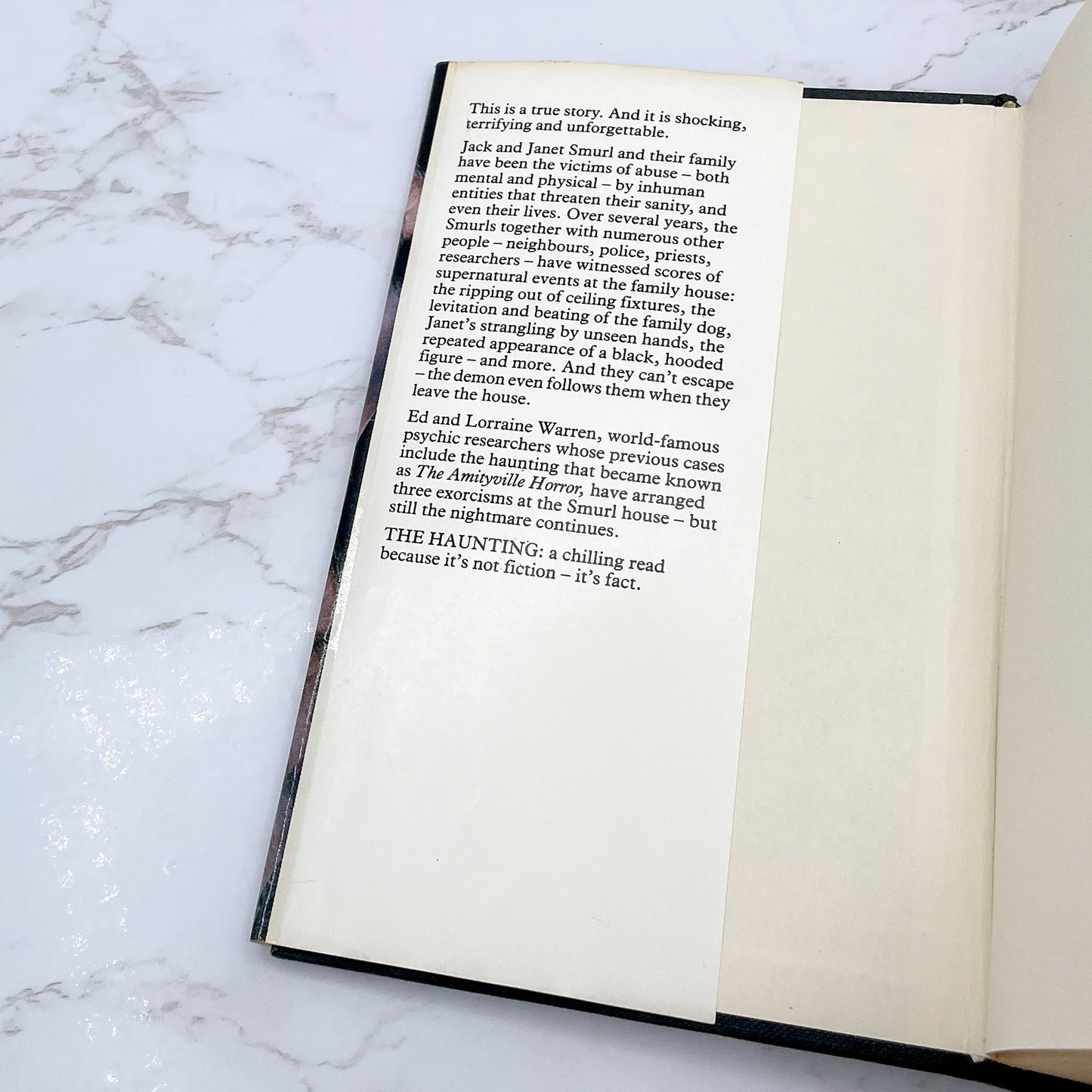 The Haunting aka The Haunted: One Family's Nightmare by Robert Curran with Ed & Lorraine Warren [FIRST U.K. HARDCOVER EDITION] BCE • 1988