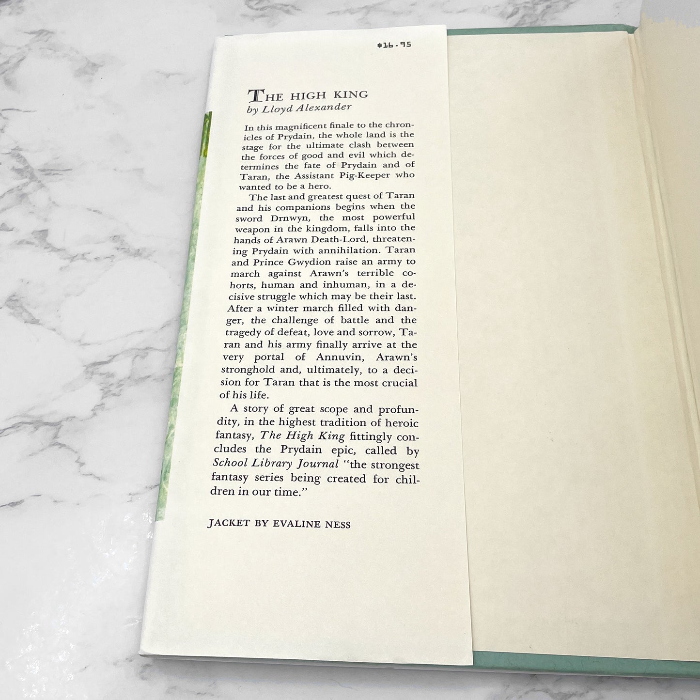 The High King by Lloyd Alexander [FIRST EDITION] 1968 • 20th Printing • Henry Holt & Co.