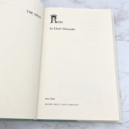 The High King by Lloyd Alexander [FIRST EDITION] 1968 • 20th Printing • Henry Holt & Co.