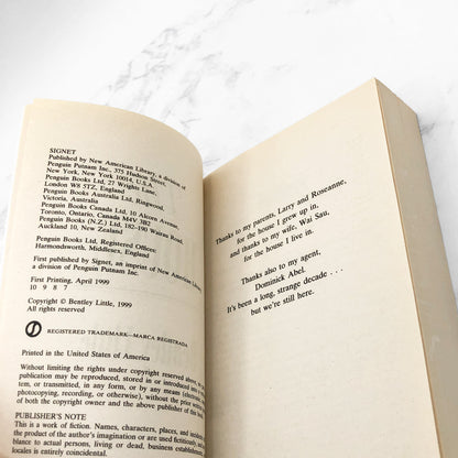 The House by Bentley Little [FIRST EDITION PAPERBACK] 1999 • Signet Horror • Mint!