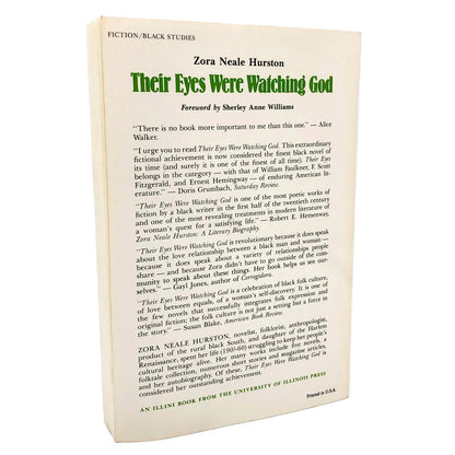 Their Eyes Were Watching God by Zora Neale Hurston [TRADE PAPERBACK] 1978 • University of Illinois Press