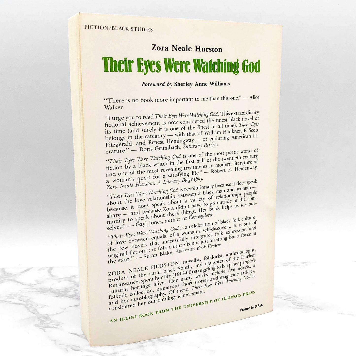 Their Eyes Were Watching God by Zora Neale Hurston [TRADE PAPERBACK] 1978 • University of Illinois Press