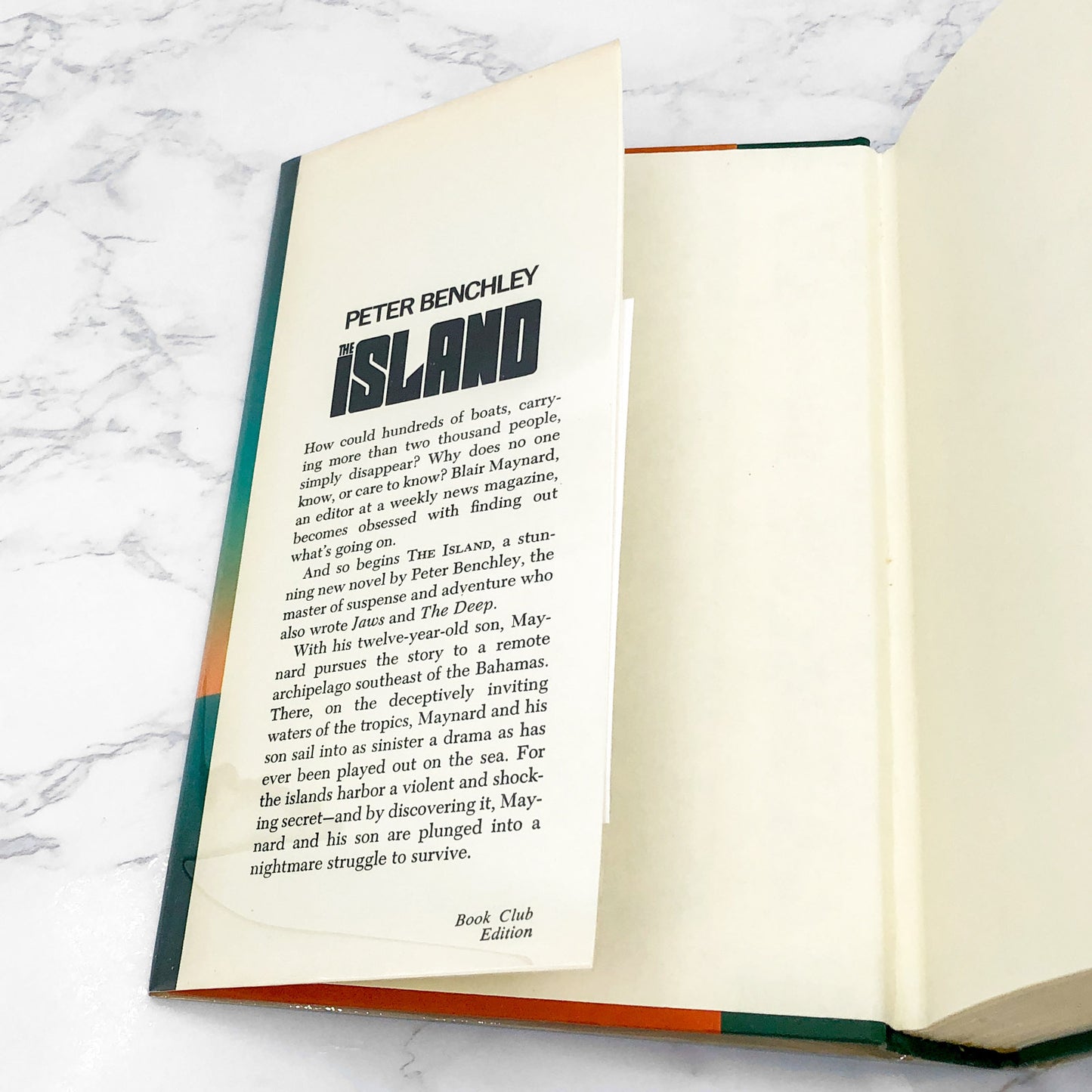 The Island by Peter Benchley [1979 HARDCOVER] • Doubleday