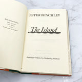 The Island by Peter Benchley [1979 HARDCOVER] • Doubleday
