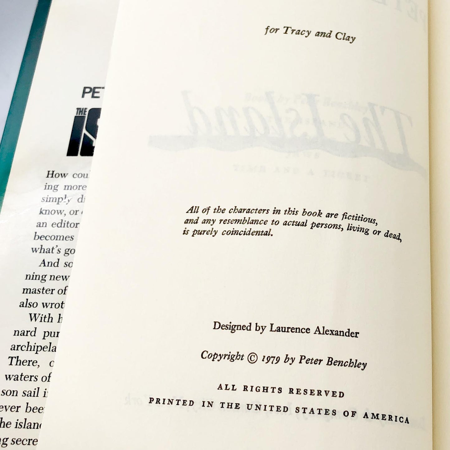 The Island by Peter Benchley [1979 HARDCOVER] • Doubleday