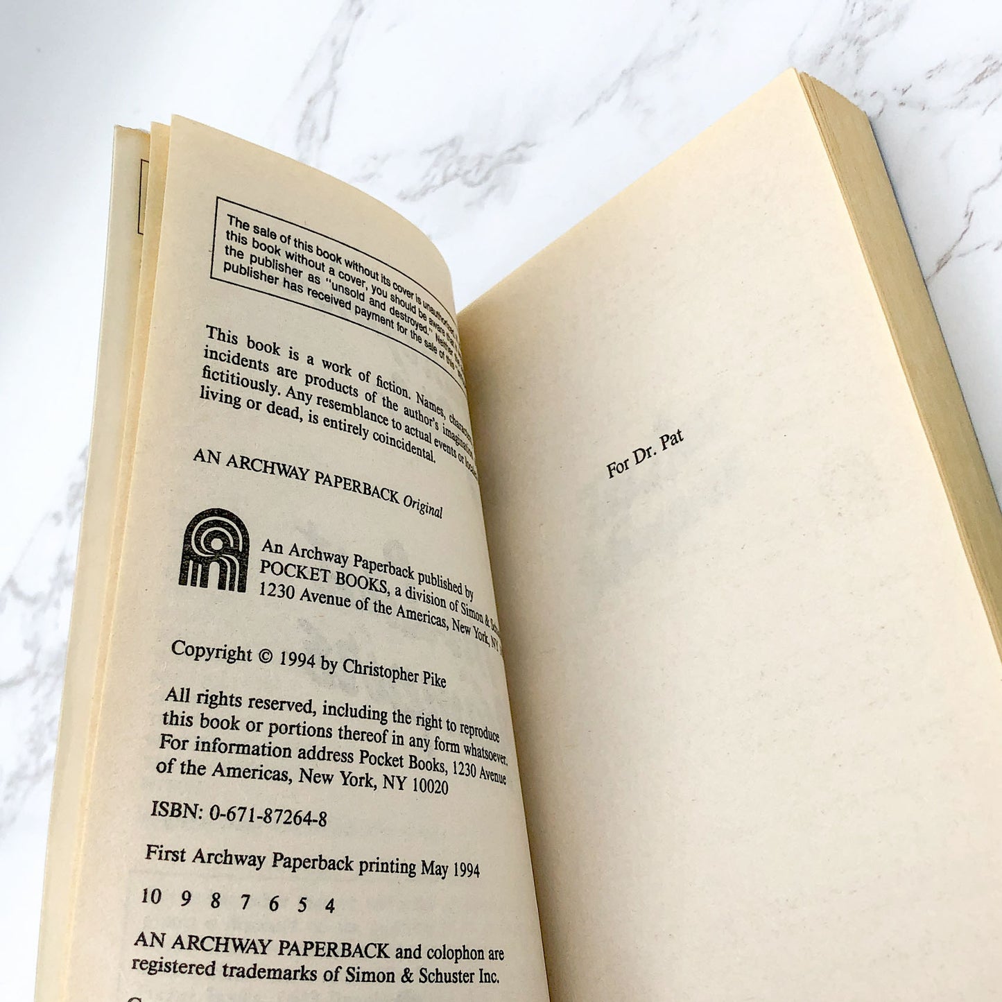 The Last Vampire by Christopher Pike [FIRST EDITION PAPERBACK] 1994 • Pocket