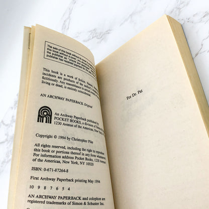 The Last Vampire by Christopher Pike [FIRST EDITION PAPERBACK] 1994 • Pocket