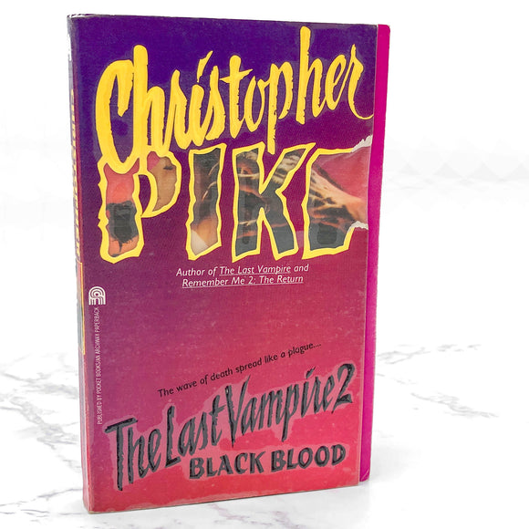 The Last Vampire #2: Black Blood by Christopher Pike [FIRST EDITION PAPERBACK] 1994 • Pocket