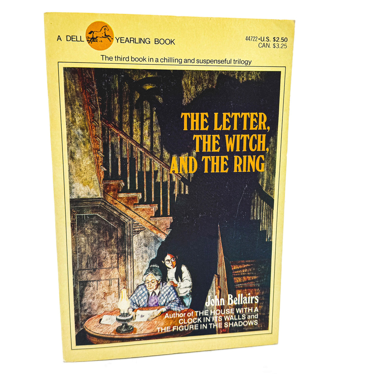 The Letter, the Witch, and the Ring by John Bellairs [FIRST PAPERBACK EDITION] 1983 • 6th Printing • Dell Yearling