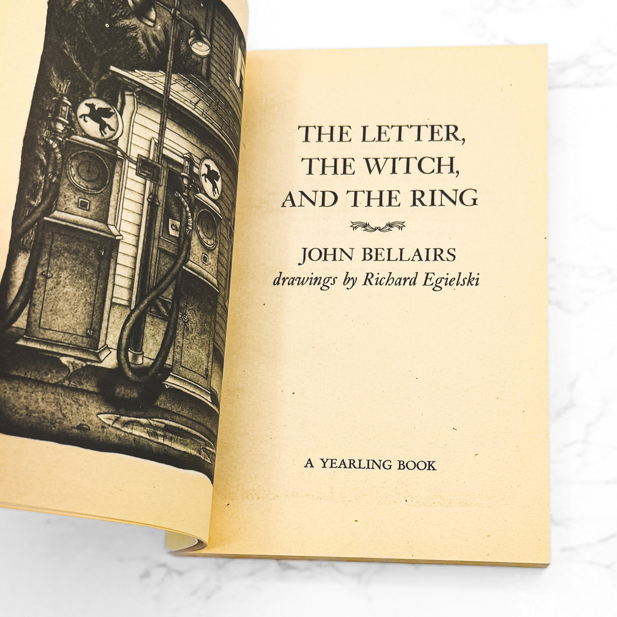 The Letter, the Witch, and the Ring by John Bellairs [FIRST PAPERBACK EDITION] 1983 • 6th Printing • Dell Yearling