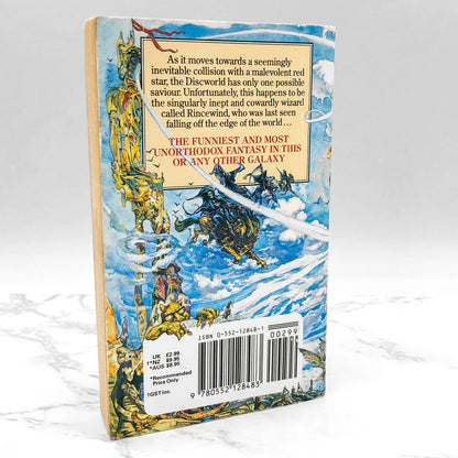 The Light Fantastic by Terry Pratchett [FIRST U.K PAPERBACK EDITION] • 5th Printing / 1988 • Corgi