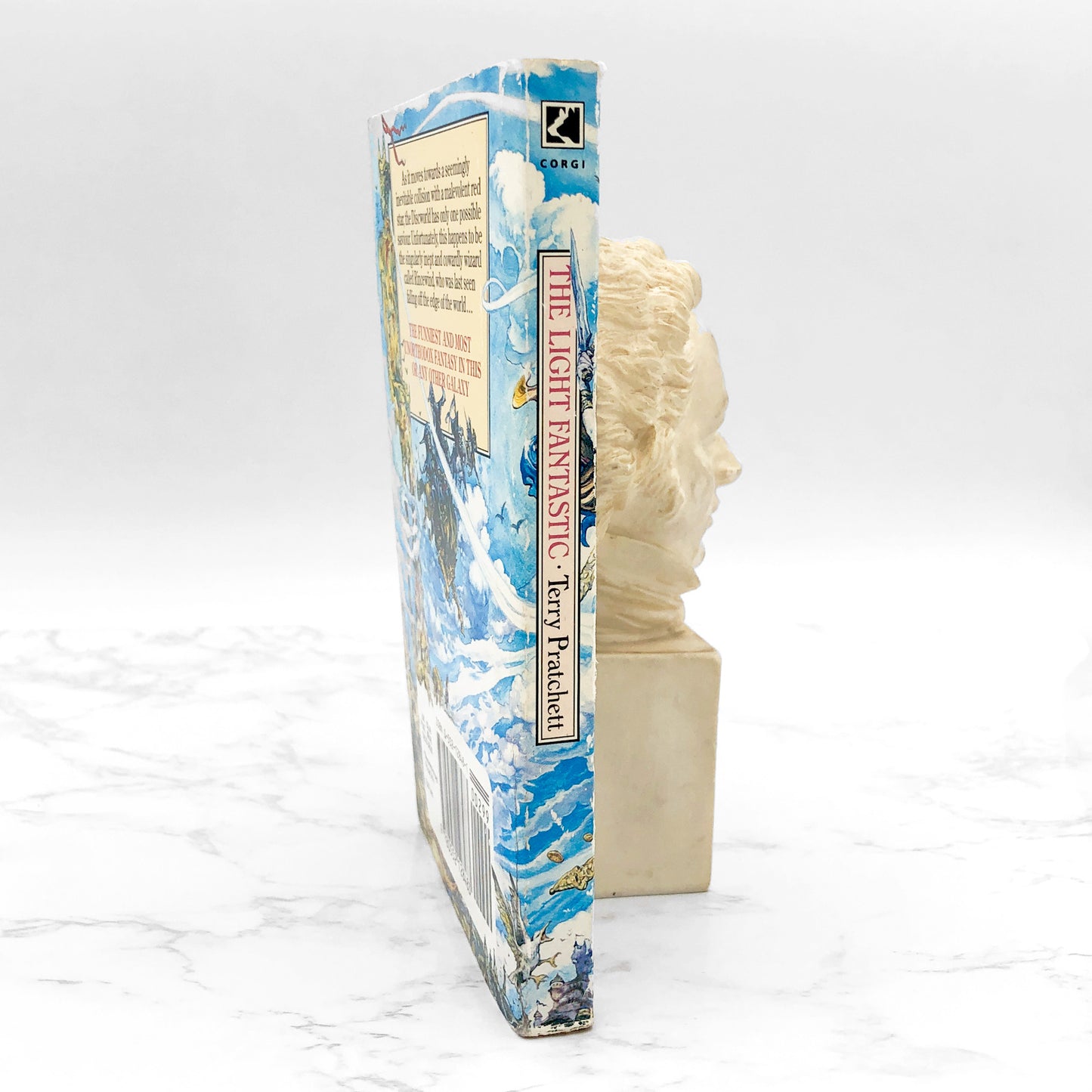 The Light Fantastic by Terry Pratchett [FIRST U.K PAPERBACK EDITION] • 5th Printing / 1988 • Corgi