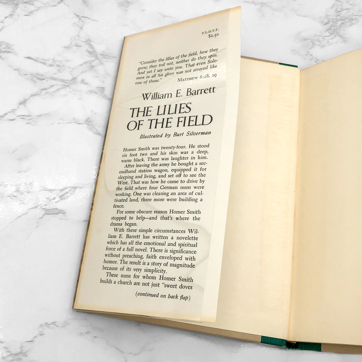 The Lilies of the Field by William E. Barrett [FIRST EDITION] 1962 • Doubleday & Company