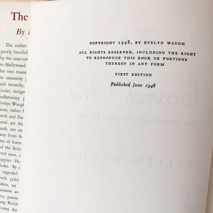 The Loved One by Evelyn Waugh [FIRST EDITION • FIRST PRINTING] 1948 • Little Brown & Co.