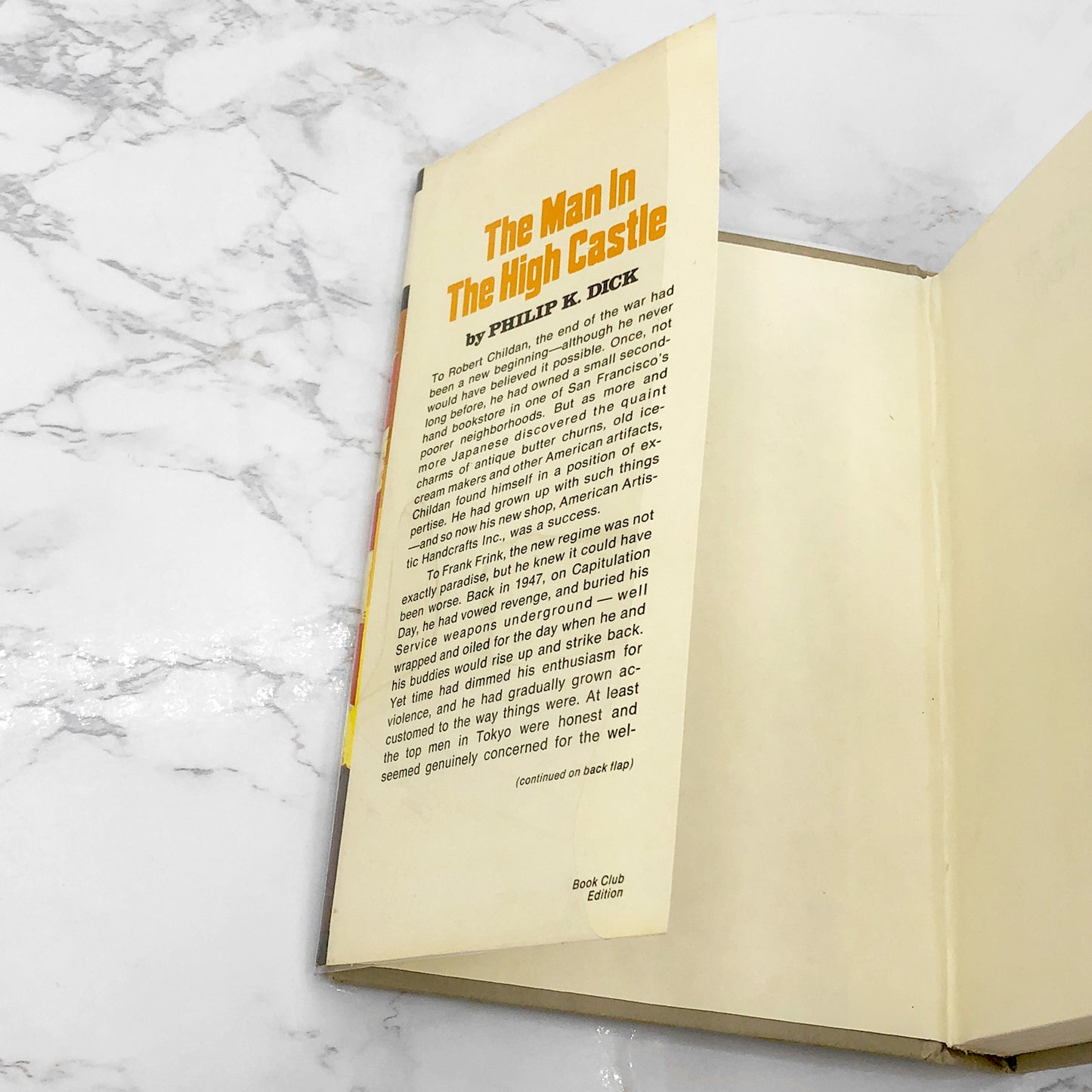 The Man in The High Castle by Philip K. Dick [BOOK CLUB EDITION] 1962 • G.P. Putnam's Sons