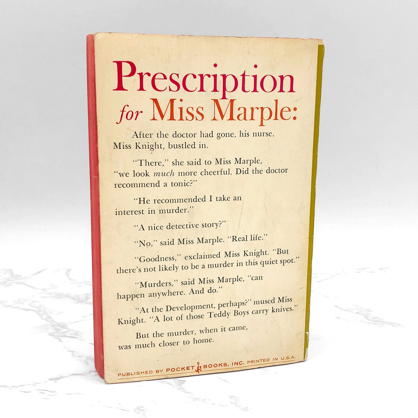 The Mirror Cracked by Agatha Christie [FIRST PAPERBACK PRINTING] 1964 • Pocket Books