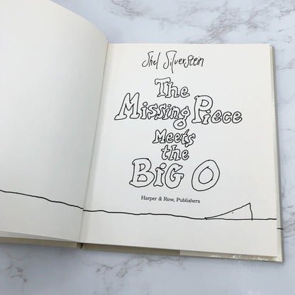 The Missing Piece Meets the Big O by Shel Silverstein [FIRST EDITION] 1981 • Harper & Row