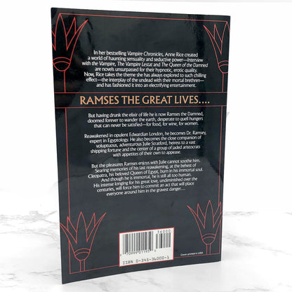 The Mummy or Ramses the Damned by Anne Rice [FIRST EDITION] 1989 • Ballantine Books