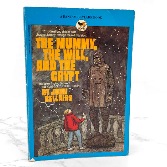 The Mummy, the Will and the Crypt by John Bellairs [FIRST PAPERBACK EDITION] 1985 • Bantam *See condition