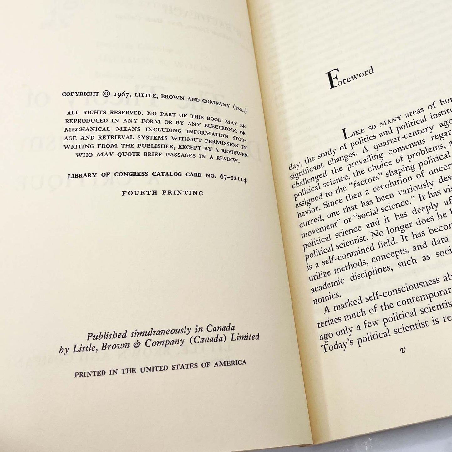 The Theory of Democratic Elitism: A Critique by Peter Bachrach [FIRST EDITION] 1967 • Little Brown & Co.