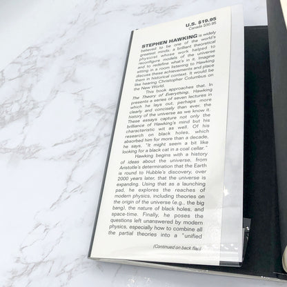The Theory of Everything: The Origin & Fate of the Universe by Stephen Hawking [FIRST EDITION] • 2002 • New Millennium