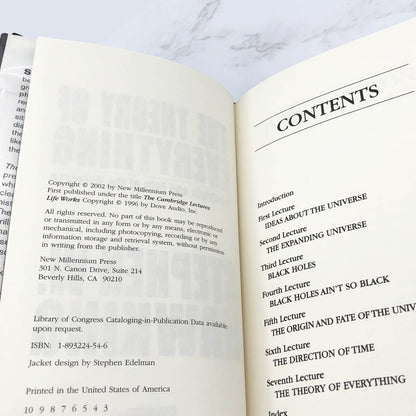 The Theory of Everything: The Origin & Fate of the Universe by Stephen Hawking [FIRST EDITION] • 2002 • New Millennium