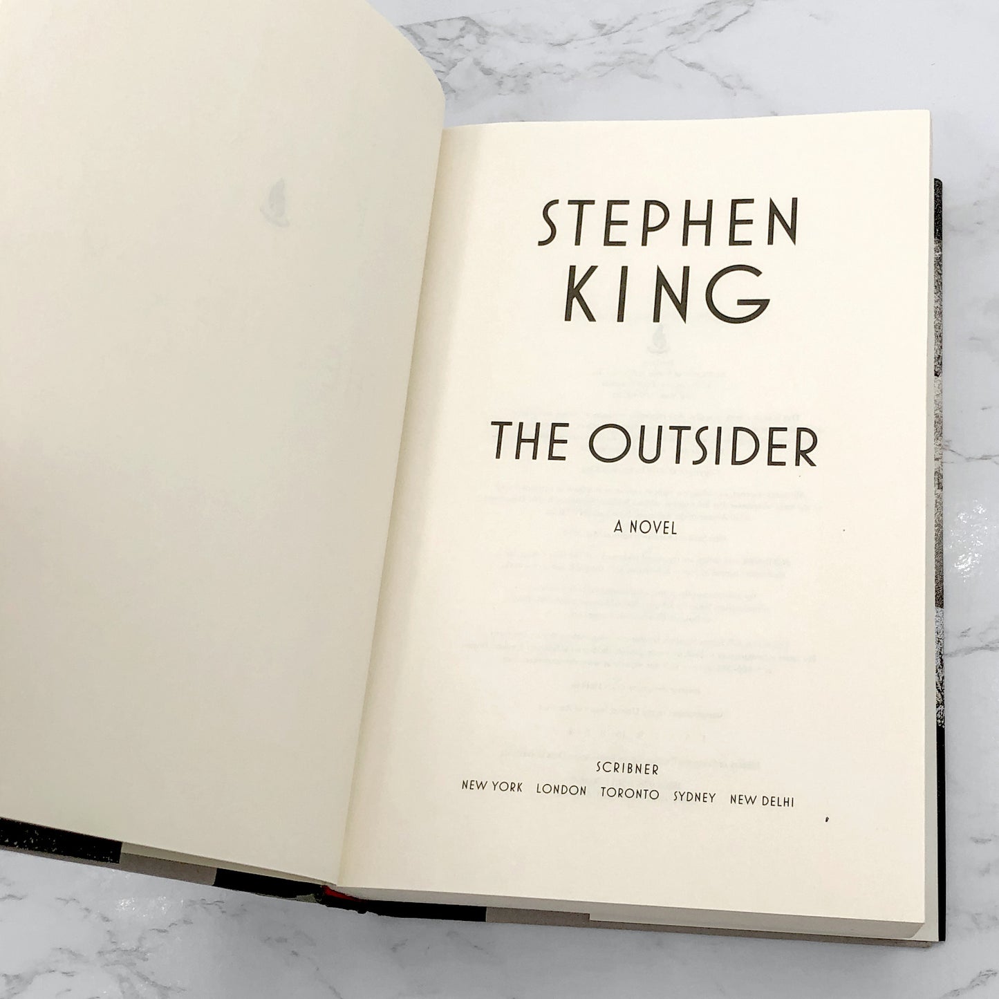 The Outsider by Stephen King [FIRST EDITION • FIRST PRINTING] 2018 • Scribner