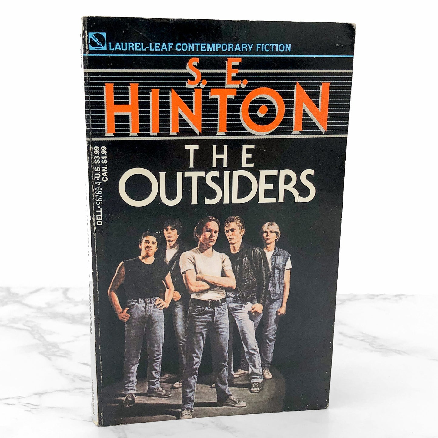 The Outsiders by S.E. Hinton [1989 PAPERBACK] • Dell • Rare Cover!