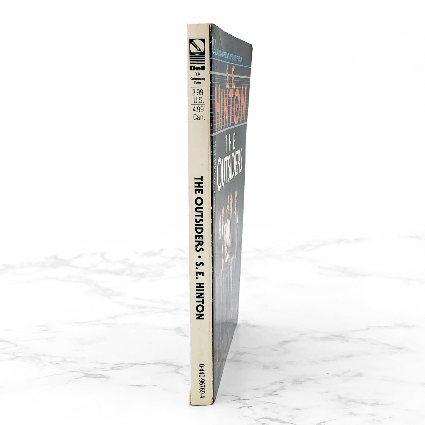 The Outsiders by S.E. Hinton [1989 PAPERBACK] • Dell • Rare Cover!