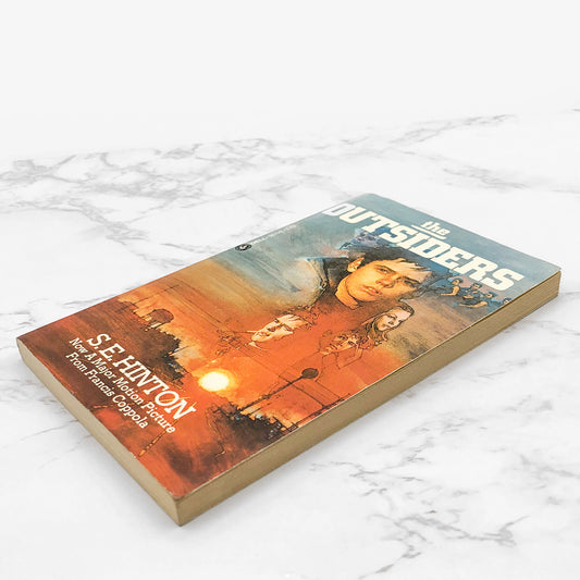 The Outsiders by S.E. Hinton [MOVIE TIE-IN PAPERBACK] 1982 • Laurel-Leaf • Rare!