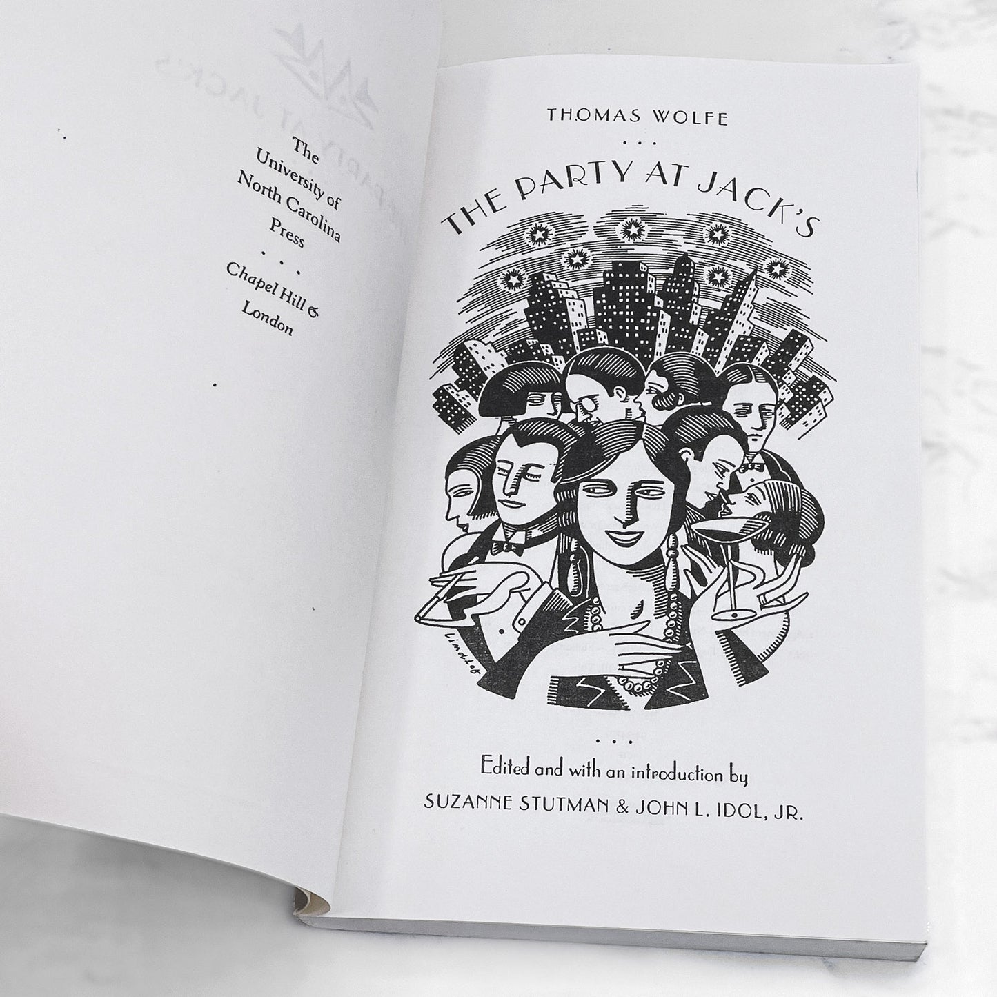 The Party at Jack's by Thomas Wolfe [UNCORRECTED PROOF] 1995 • University of North Carolina