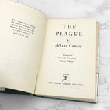 The Plague by Albert Camus [1948 HARDCOVER] • The Modern Library #109