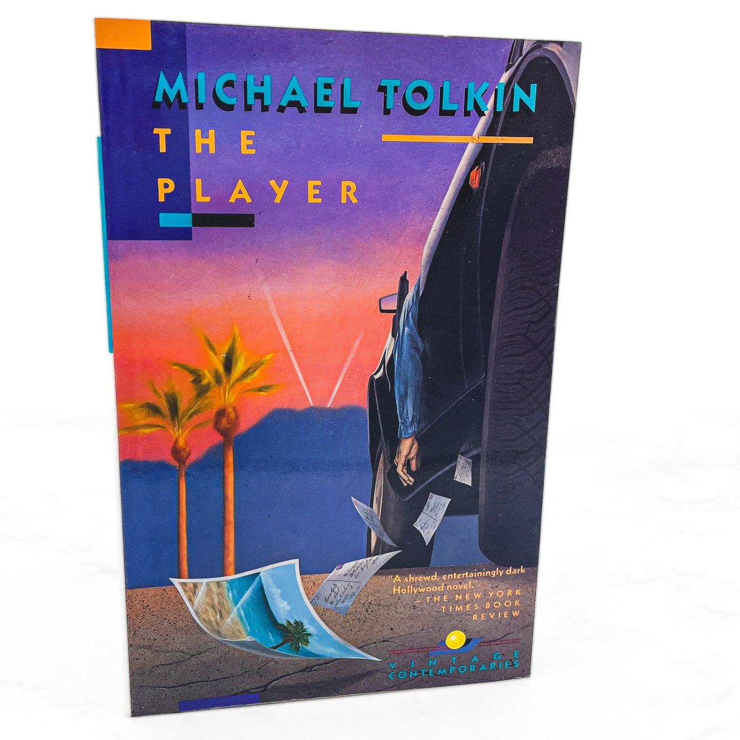The Player by Michael Tolkin [FIRST PAPERBACK PRINTING] 1989 • Vintage Contemporaries