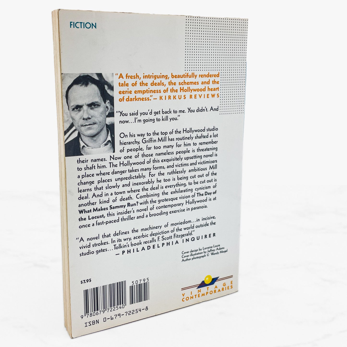 The Player by Michael Tolkin [FIRST PAPERBACK PRINTING] 1989 • Vintage Contemporaries