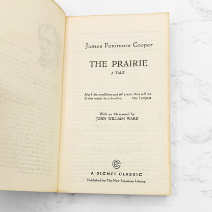 The Prairie by James Fenimore Cooper [1964 PAPERBACK] • Signet Classics