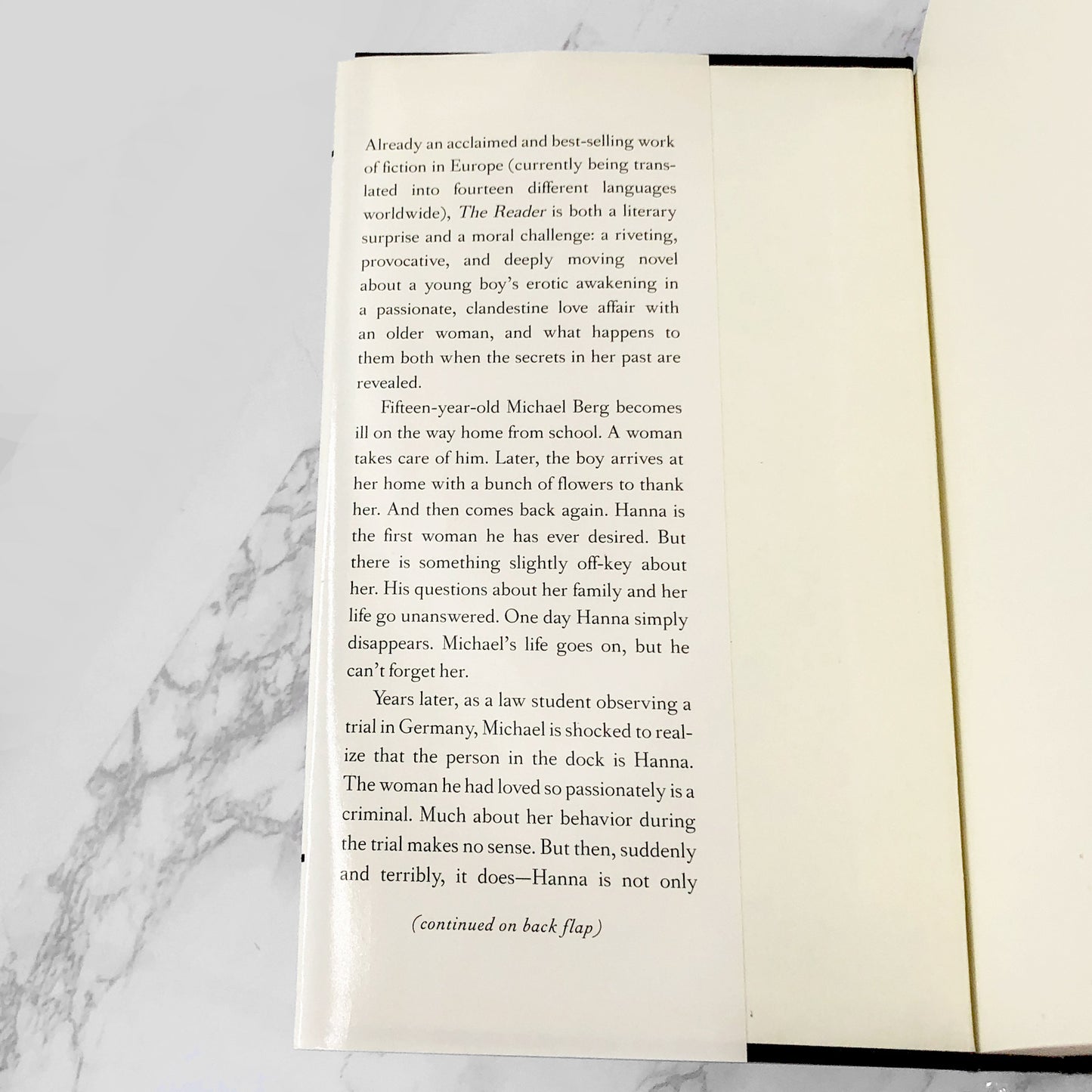 The Reader by Bernhard Schlink [1997 BCE HARDCOVER] • Pantheon Books