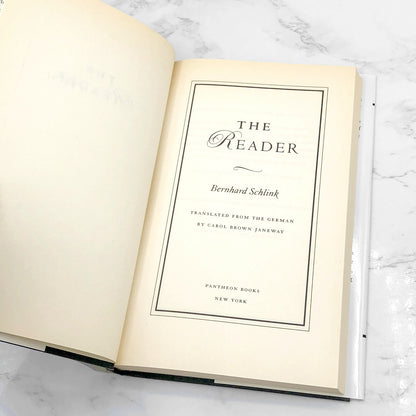 The Reader by Bernhard Schlink [1997 BCE HARDCOVER] • Pantheon Books