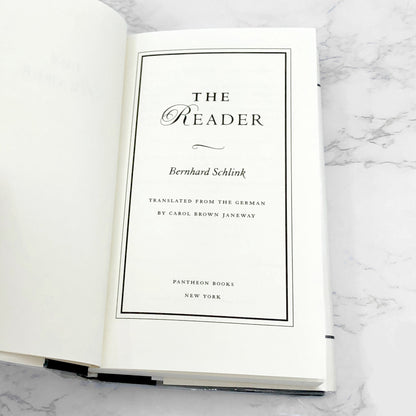 The Reader by Bernhard Schlink [U.S. FIRST EDITION] 1997 • Pantheon
