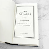 The Reader by Bernhard Schlink [U.S. FIRST EDITION] 1997 • Pantheon