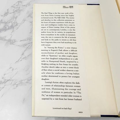 The Real Thing: Stories and Sketches by Doris Lessing [U.S. FIRST EDITION • FIRST PRINTING] 1992 • Harper