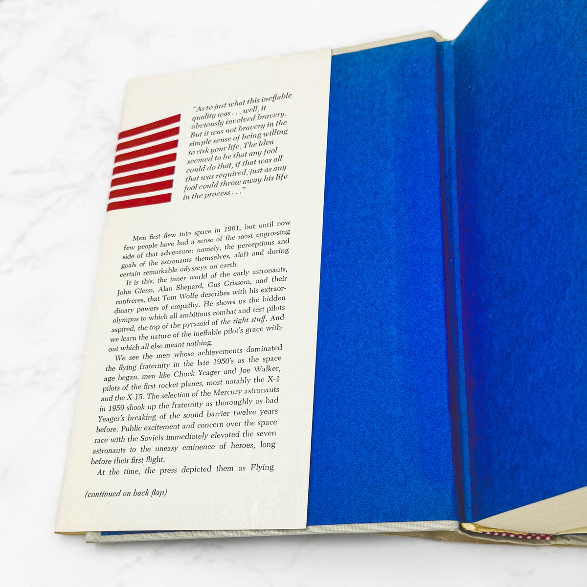 The Right Stuff by Tom Wolfe [FIRST BOOK CLUB EDITION] 1979 • FSG