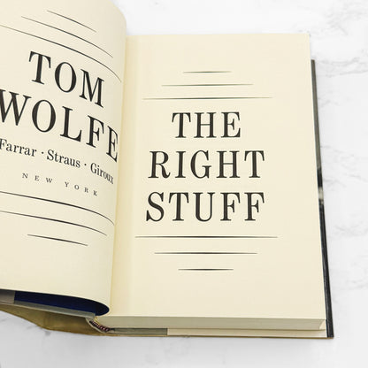 The Right Stuff by Tom Wolfe [FIRST BOOK CLUB EDITION] 1979 • FSG