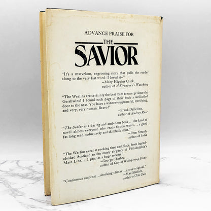 The Savior by Marvin & Mark Werlin [FIRST BOOK CLUB EDITION] 1978 • Simon & Schuster