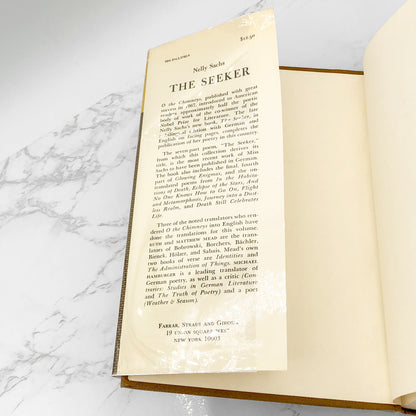 The Seeker & Other Poems by Nelly Sachs [FIRST EDITION • FIRST PRINTING] 1970